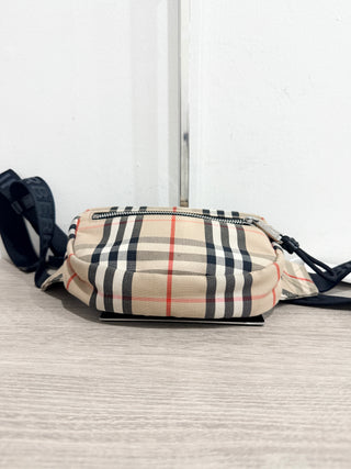 Burberry vintage check bum belt bag nylon