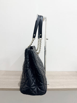 Kate Spade quilted leather medium size bag with chain handle