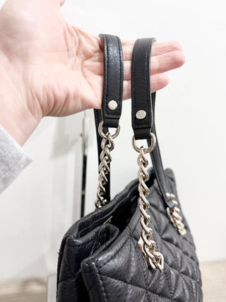 Kate Spade quilted leather medium size bag with chain handle