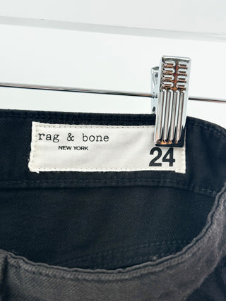 Rag & Bone logan mid rise wide leg jeans, 24