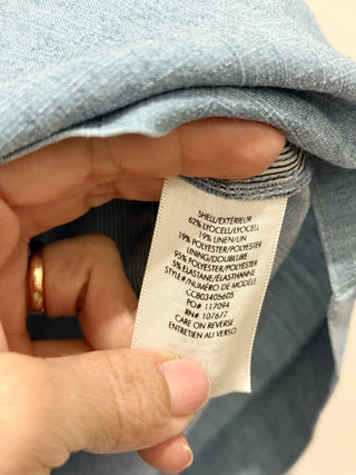 Cinq a sept 100% silk blouse top, M