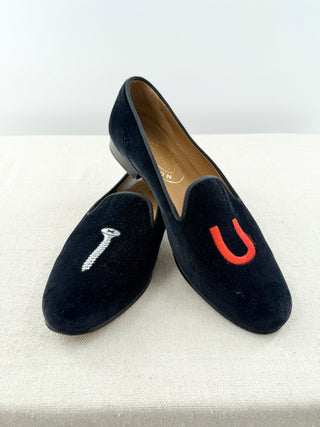 Stubbs & Wootton velvet slippers, 10
