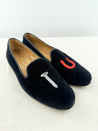 Stubbs & Wootton velvet slippers, 10
