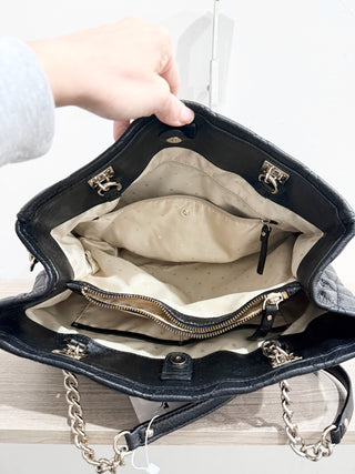 Kate Spade quilted leather medium size bag with chain handle
