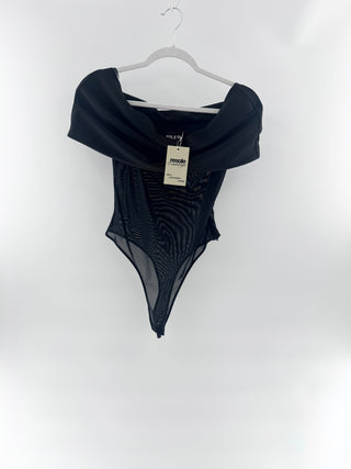 Ser.O.Ya. mesh off shoulder bodysuit, S