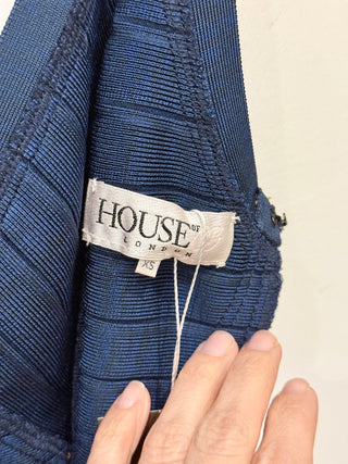 House of CB sleeveless bandage mini dress, XS