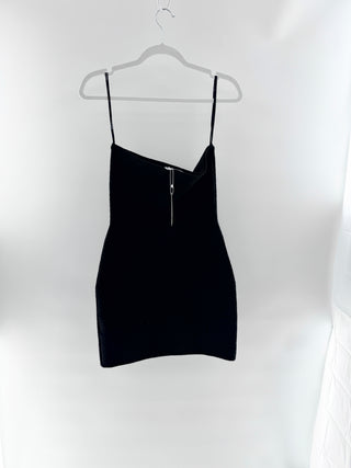 Alexander Wang strapless textured knit mini dress, S