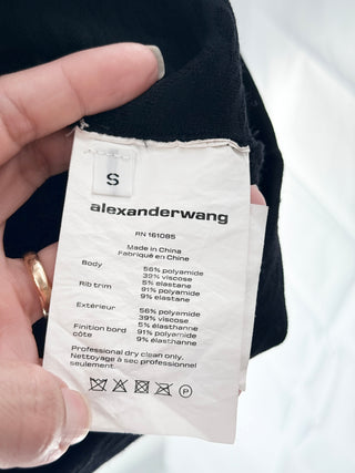 Alexander Wang strapless textured knit mini dress, S