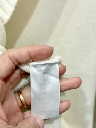 Chloe sweater oversized with bow in the back, L