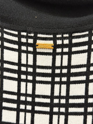 Toccin sleeveless front tie midi dress knit, S