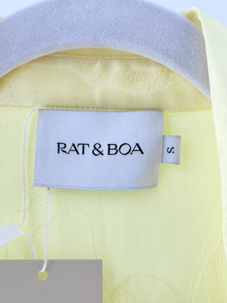 Rat & Boa viscose faux wrap mini dress, S