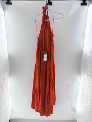 Solid & Striped britney dress long halterneck, L