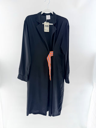Stella Jean wrap 100% silk dress maxi, 42 IT / US 6