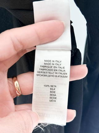 Stella Jean wrap 100% silk dress maxi, 42 IT / US 6