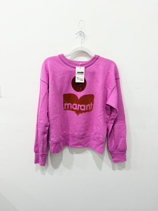 Isabel Marant sweatshirt with velvet logo, 36 FR / 4 US