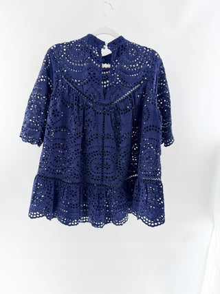 Zimmermann eyelet A shape blouse, S