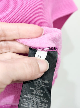Isabel Marant sweatshirt with velvet logo, 36 FR / 4 US