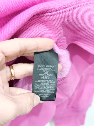 Isabel Marant sweatshirt with velvet logo, 36 FR / 4 US
