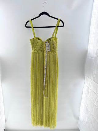 House of CB emee long fringe dress, S