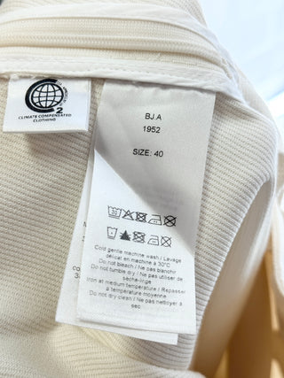 Ganni paper bag waist baggy pants, US 6