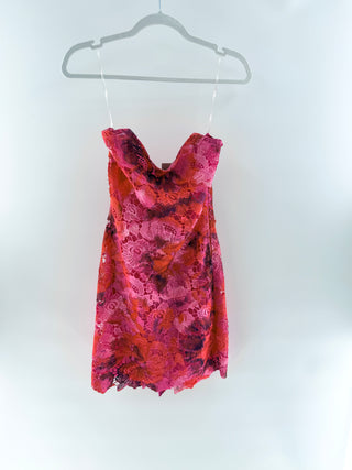 Rococo sand lace mini dress, XS