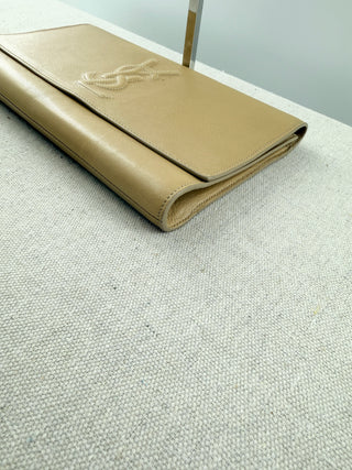Saint Laurent large belle du jour clutch bag leather