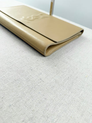 Saint Laurent large belle du jour clutch bag leather
