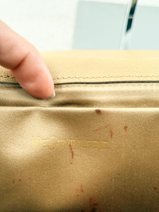 Saint Laurent large belle du jour clutch bag leather