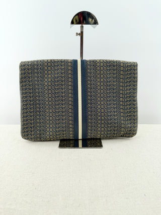 Marc Jacobs monogram print foldover clutch bag