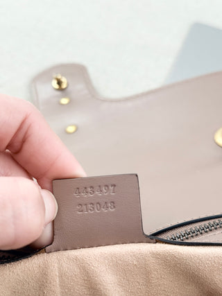 Gucci quilted leather marmont medium bag