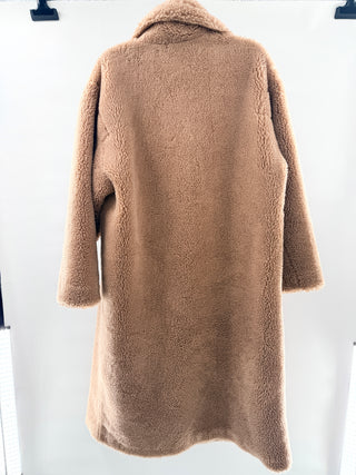 Stand studio faux fur teddy coat, M
