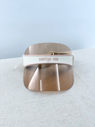Dior DiorClub V1U Perspex and cotton-blend jacquard visor