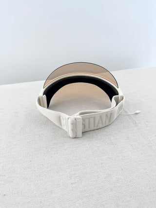 Dior DiorClub V1U Perspex and cotton-blend jacquard visor