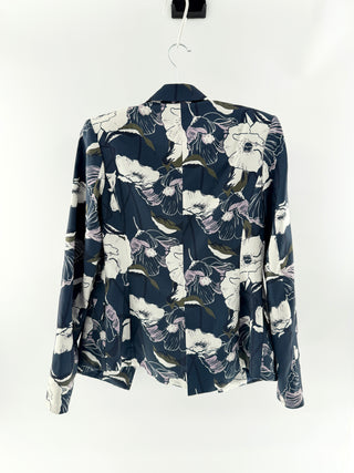 Alexis floral pattern silky blazer jacket, XS