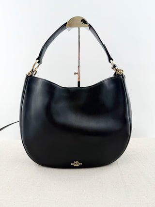 Coach leather large hobo bag with long strap