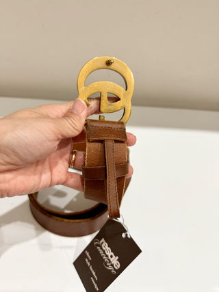 Gucci leather wide GG marmont belt, 100/40
