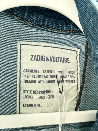 Zadig & Voltaire love punk denim jacket, M