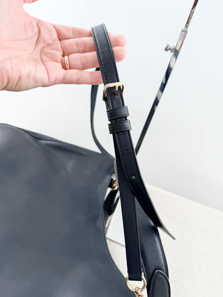 Coach leather large hobo bag with long strap