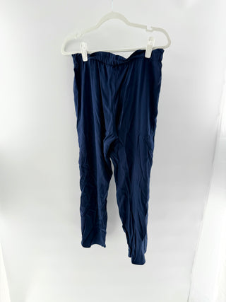 Ramy Brook paperbag waist silk pants tapered, S