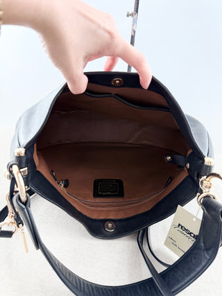 Coach leather large hobo bag with long strap