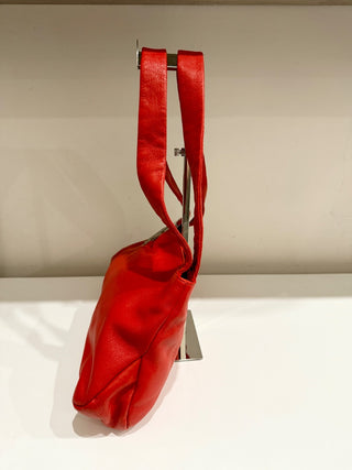 Fabrizio Poker medium size leather shoulder bag