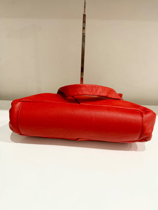 Fabrizio Poker medium size leather shoulder bag