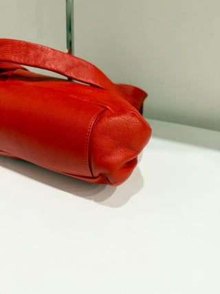 Fabrizio Poker medium size leather shoulder bag