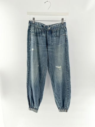 Rag & Bone miramar faux denim jogger pants, XS