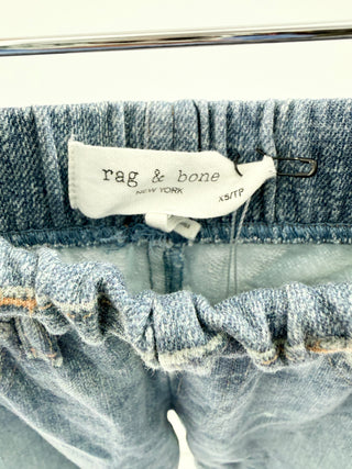 Rag & Bone miramar faux denim jogger pants, XS
