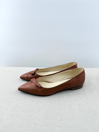 Sarah Flint natalie leather flats, 38.5