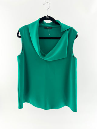 Carolina Herrera Sleeveless Top w/ Wide Trousers, Top 8 / Bottom 4