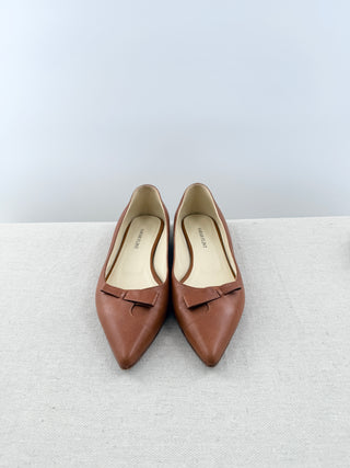 Sarah Flint natalie leather flats, 38.5