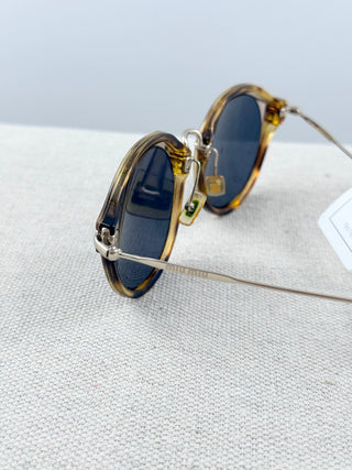 Miu Mu SMU 51 S metal and acetate round sunglasses