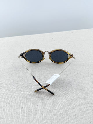 Miu Mu SMU 51 S metal and acetate round sunglasses